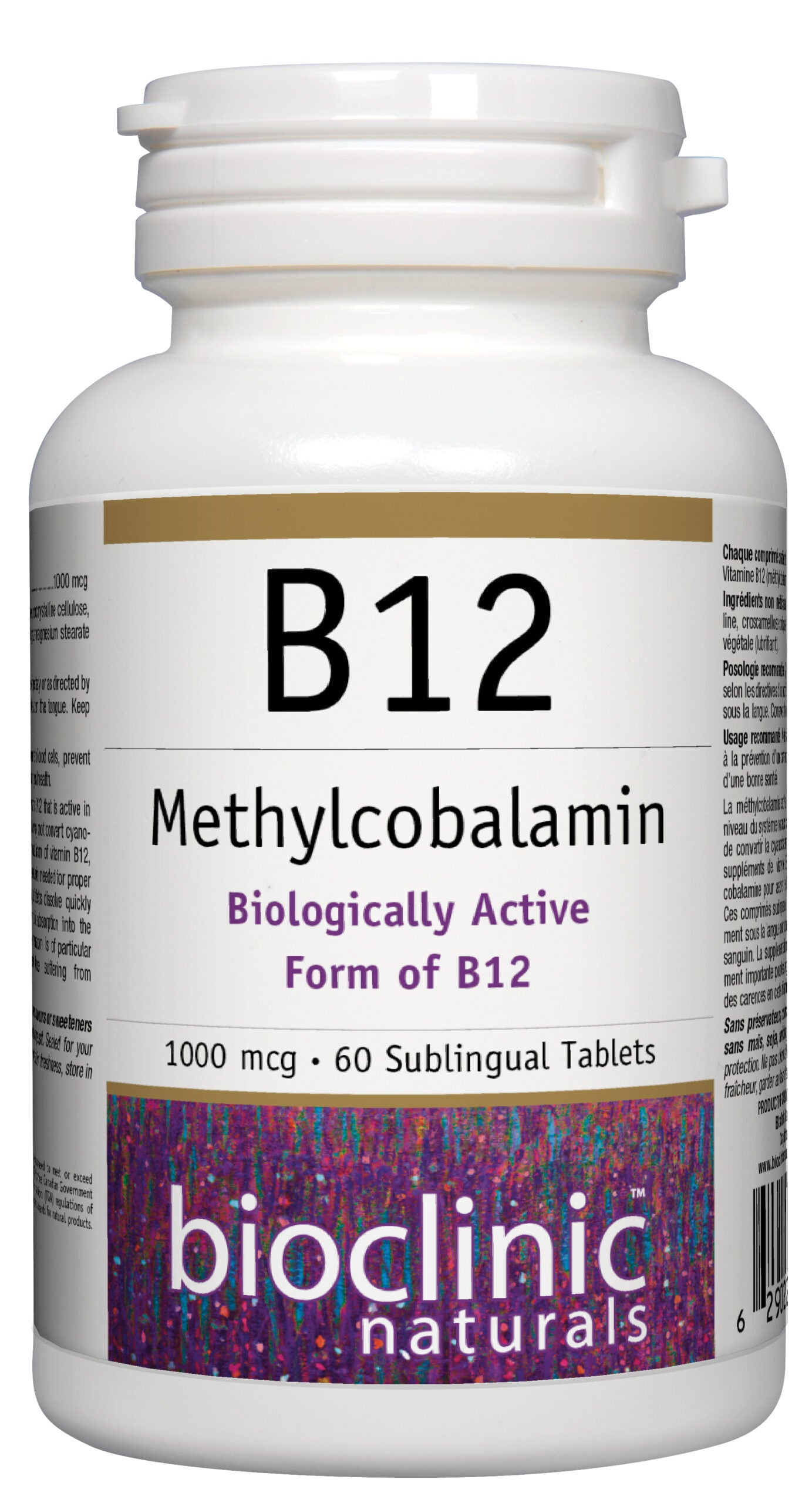 B12 Methylcobalamin · 1000 Mcg (60 Chewable Tablets)