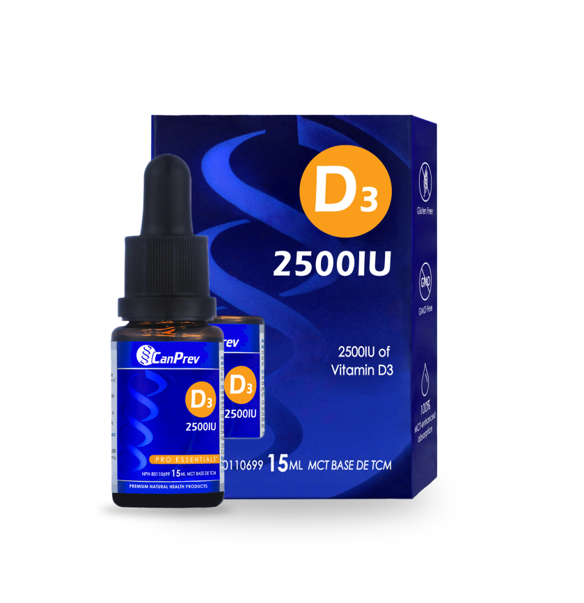 D3 Drops 2500iu - MCT Base (15ml)
