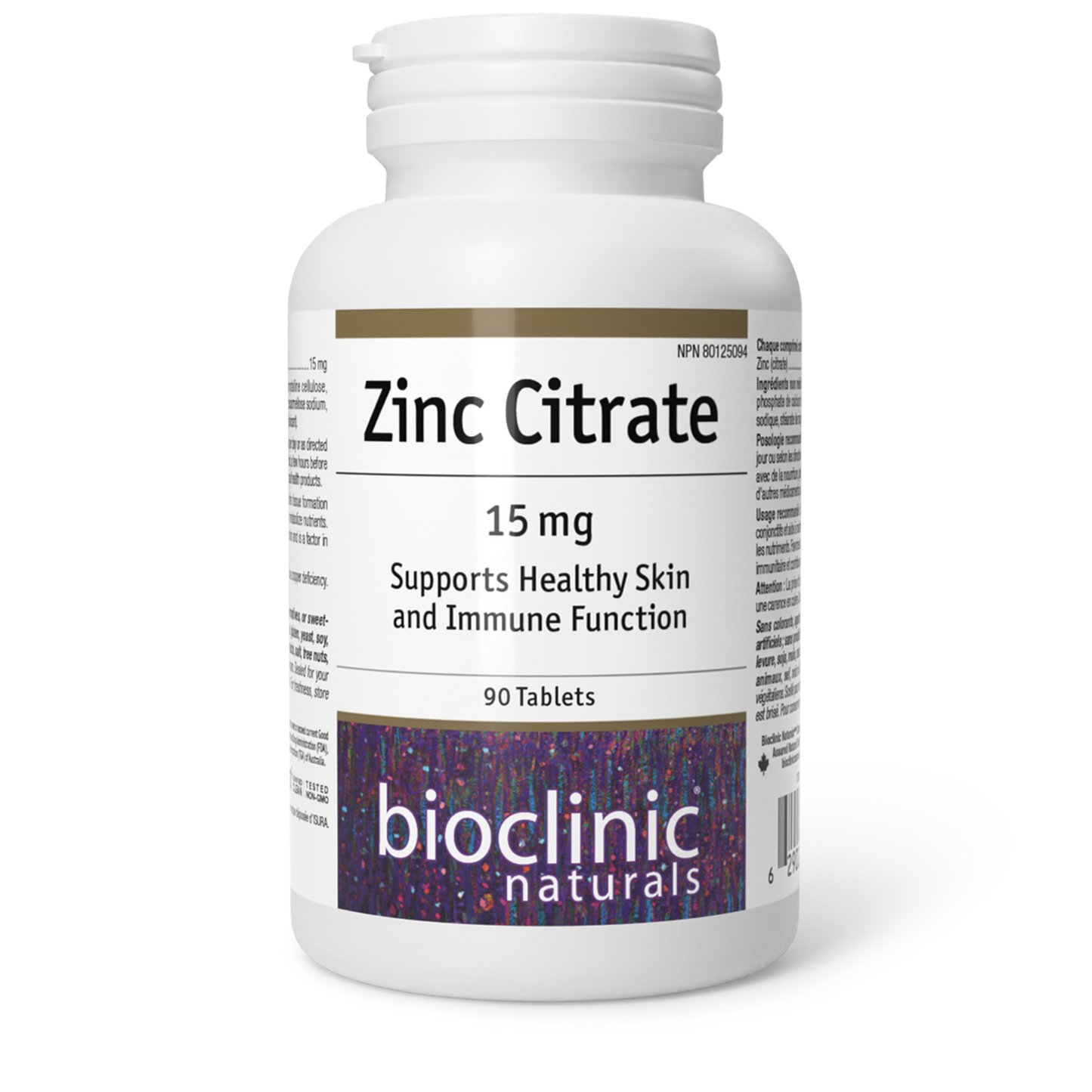 Zinc Citrate 15mg (90 Caps)