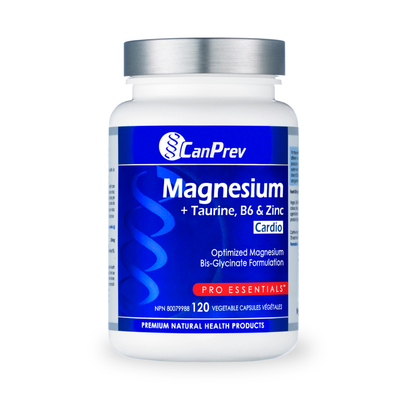 Magnesium Cardio + Taurine, B6 & Zinc (120 Vcaps)