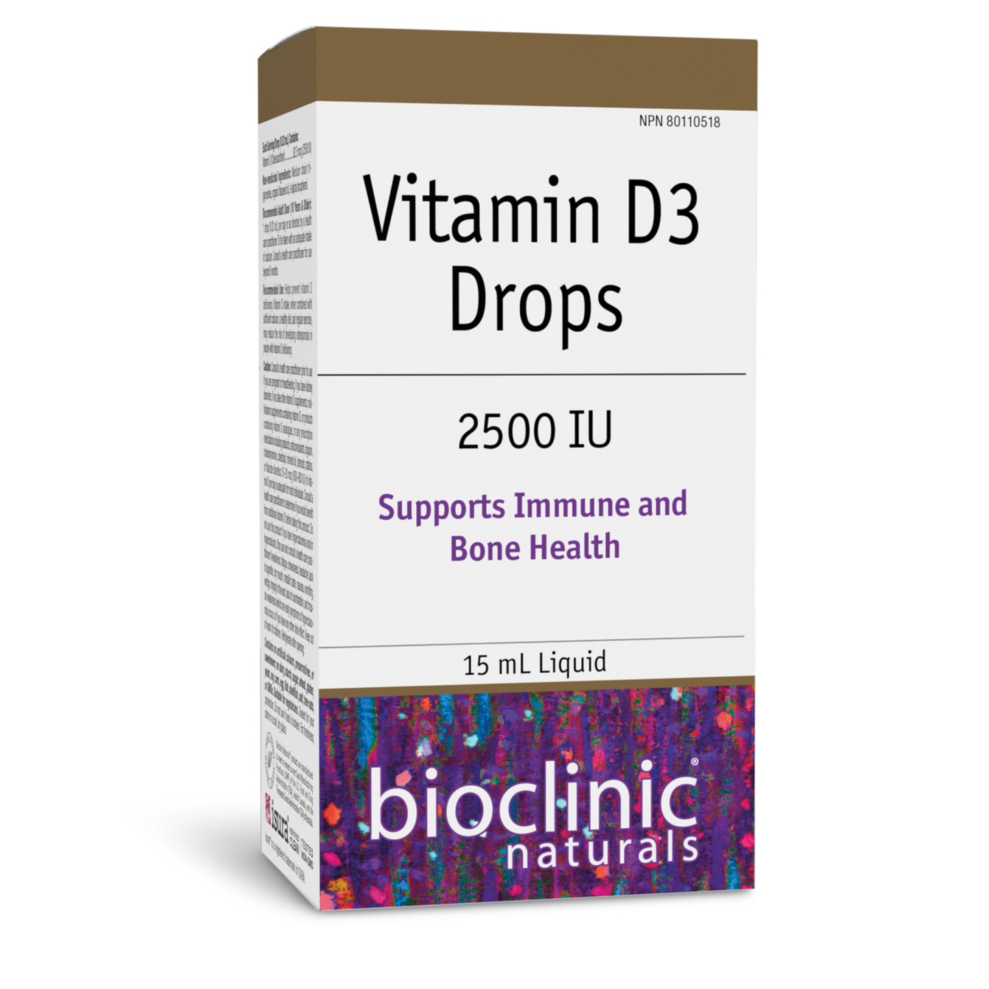 Vitamin D3 Drops · 2500 Iu (15ml)