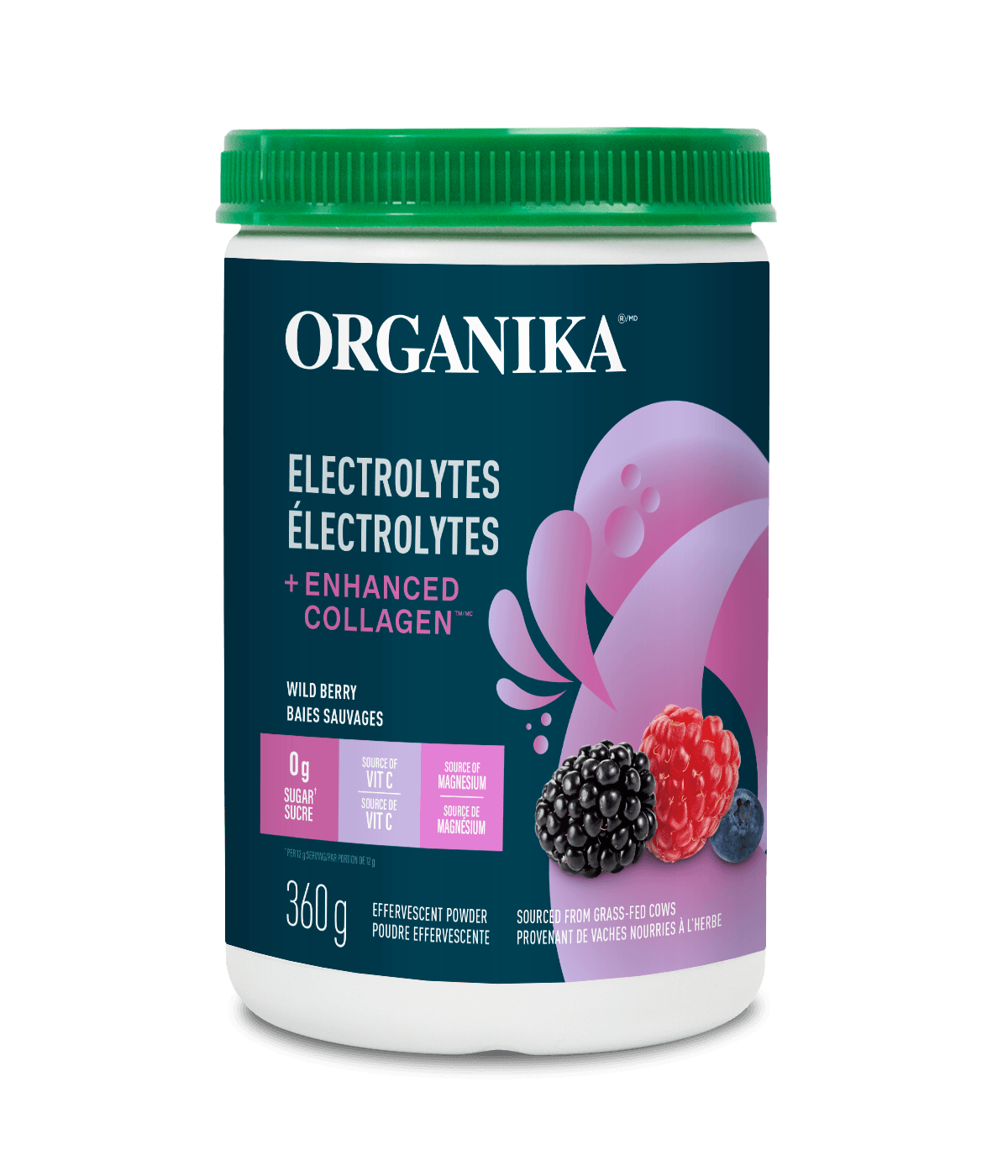 Electrolytes + Collagen-Wild Berries (360g)