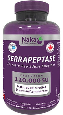 Serrapeptase 120 000ui Bonus (120+30 Vcaps)