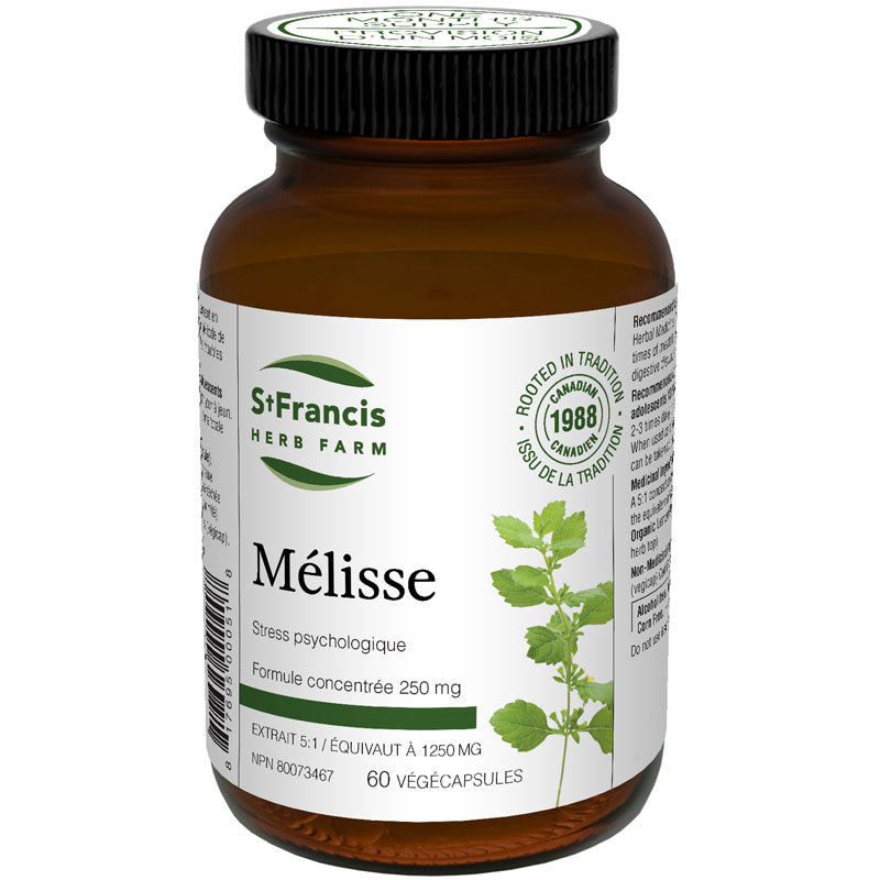 Lemon Balm Vegecaps (5:1 extract) (60 Caps)