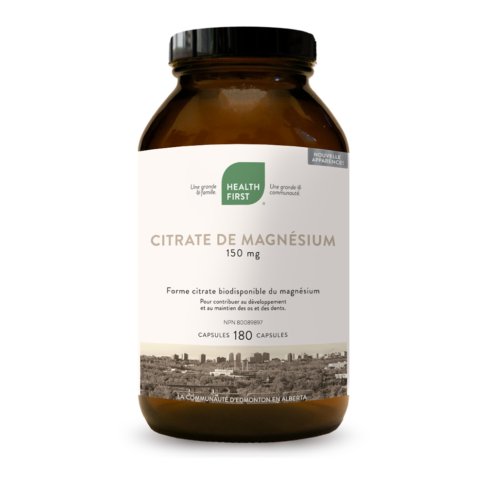 Citrate De Magnesium 150mg (180 Caps)