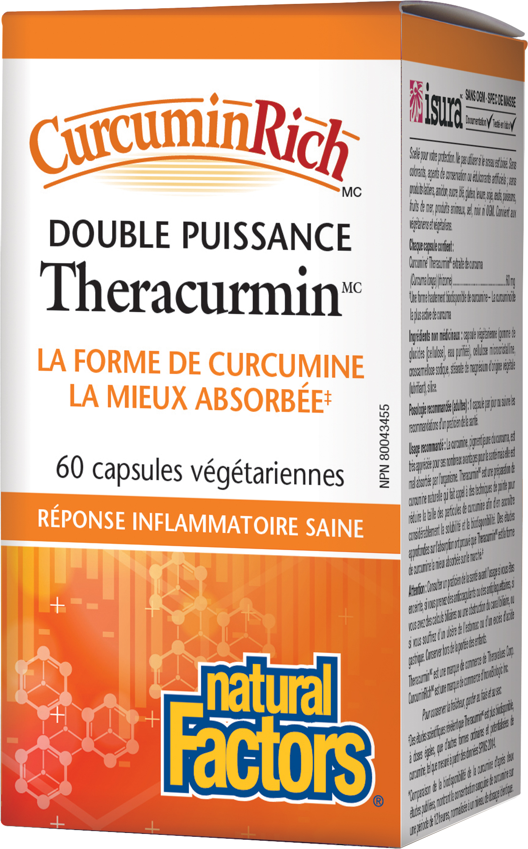 Theracurmin Double Puissance 60mg (60 Caps)