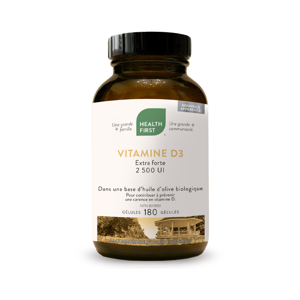 Vitamine D3 2500ui (180 Gel)